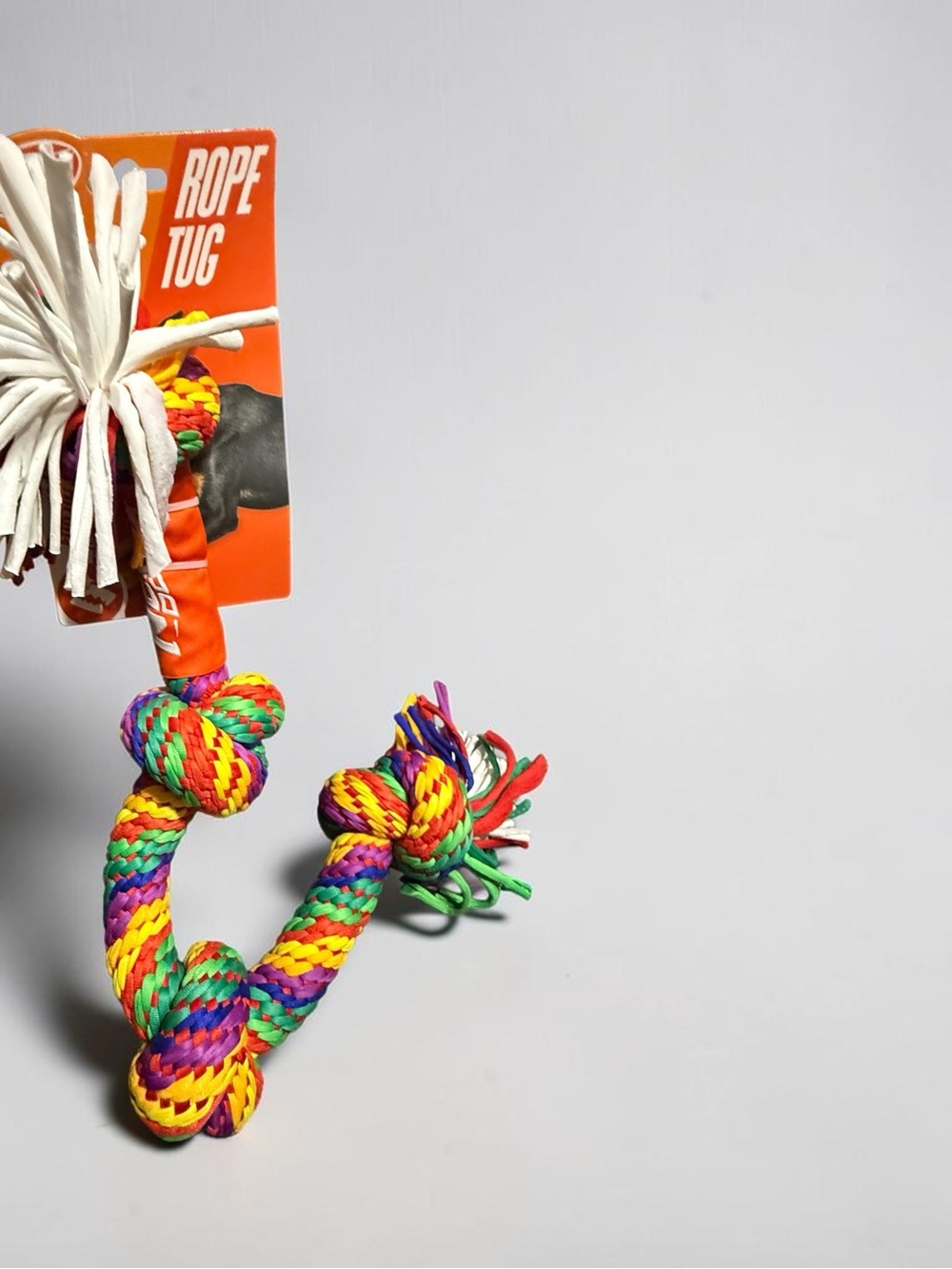 Multicolor Rope Tug Dog Toy - Durable Chew & Tug - Picture 2 of 2